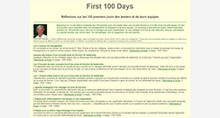 Desktop Screenshot of first100days.eu